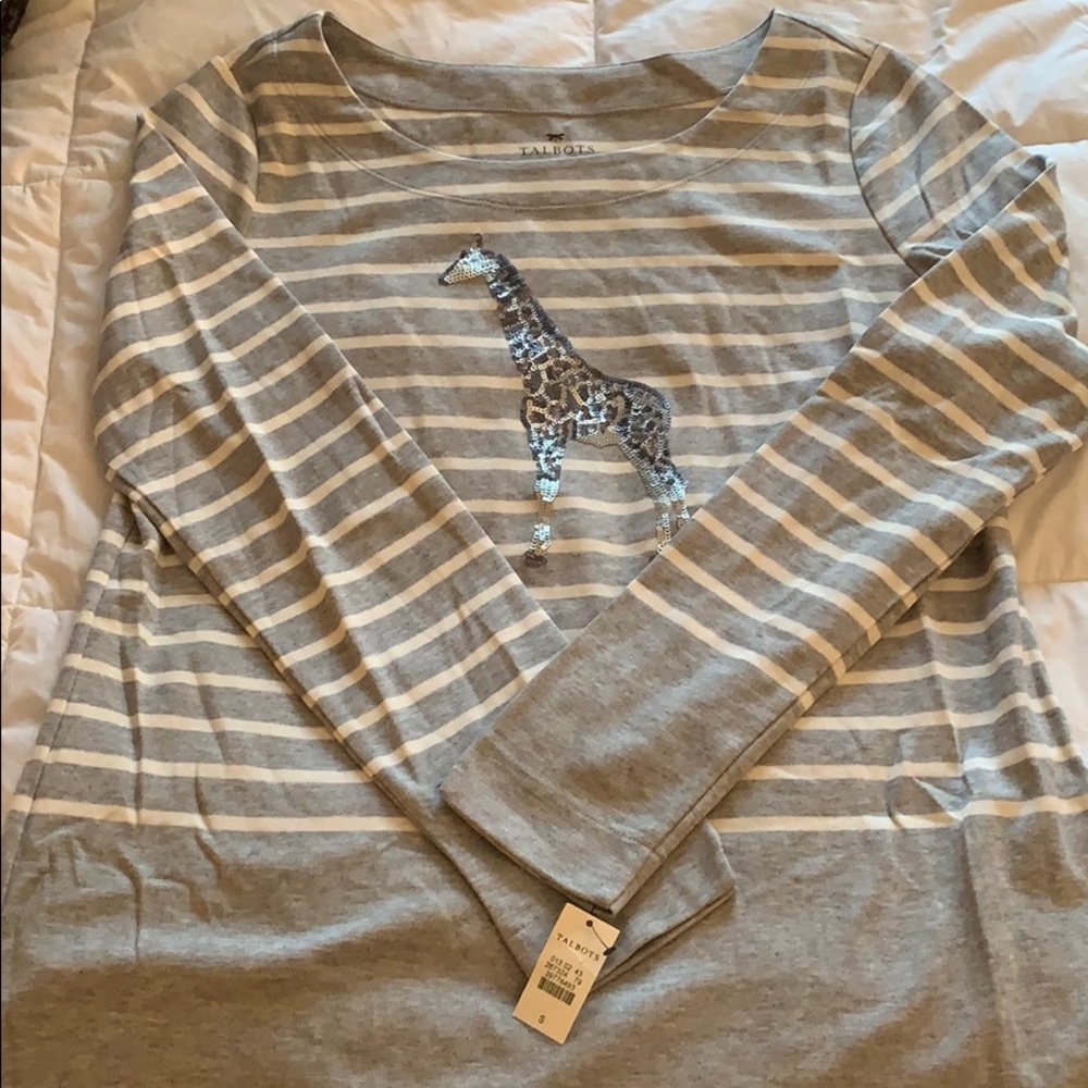 Talbots giraffe long sleeve